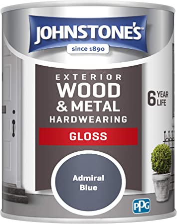 Johnstone Gloss Paint in Admiral Blue 750ml