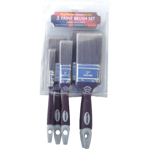 Fleetwood Ezy Koter 5 Piece Brush Set