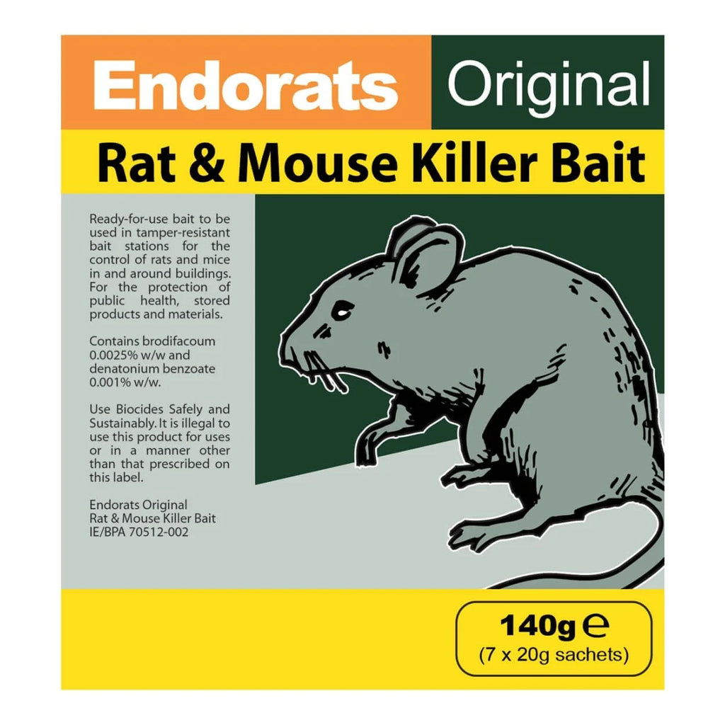 Endorats Original Rat and Mouse Bait 140g