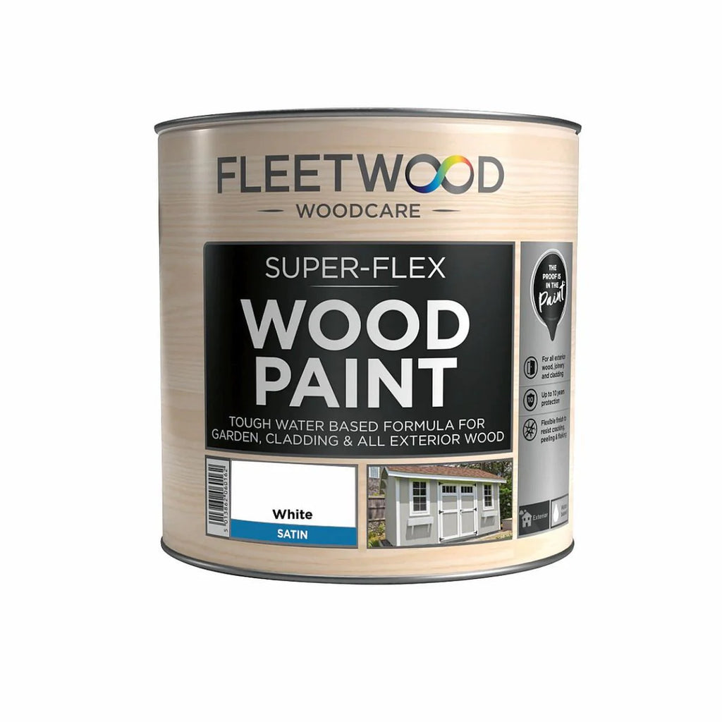 Fleetwood Superflex Satin 1L White