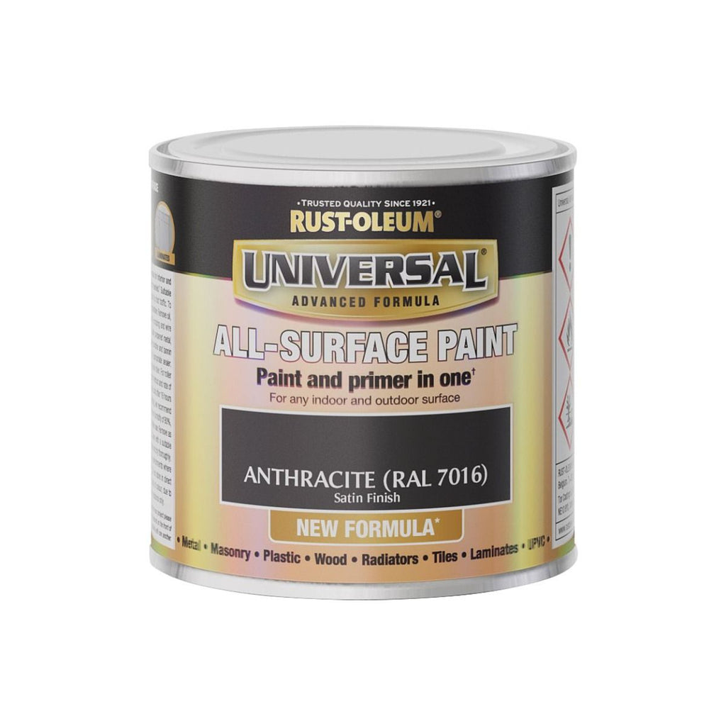 Universal Satin Paint - Anthracite 250ml