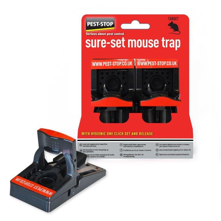 Pest-Stop Sure-Set Plastic Mouse Trap