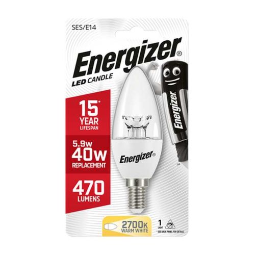Energizer LED EI4 Candle 5.9W Clear 40W