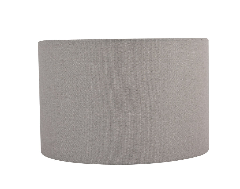 10" Grey linen shade