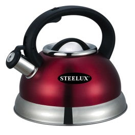 Red SteelEx Whistling Kettle 2.7L