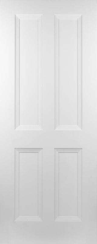 Cambridge White 4 Panel Door 42mm
