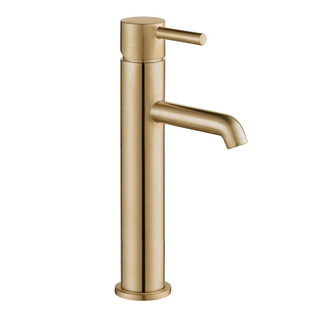 DIA TALL BASIN MIXER BRUSHED BRASS