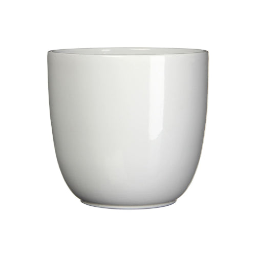 Tusca Round White Pot