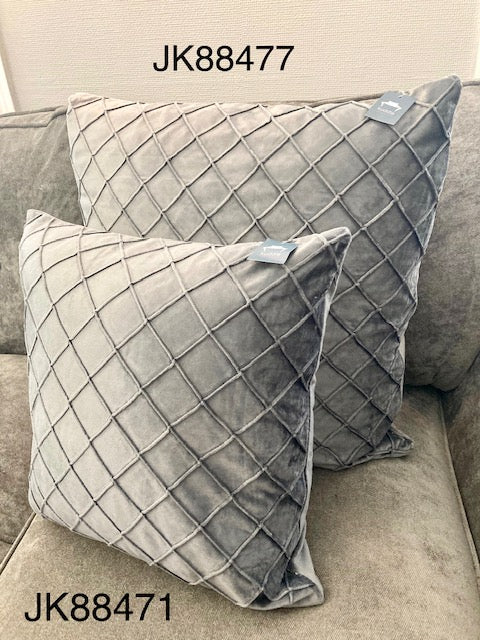 Criss Cross Charcoal Cushion Cover 44x44cm