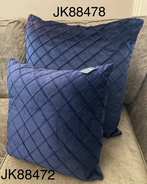 Criss Cross Navy Cushion Cover 44x44cm