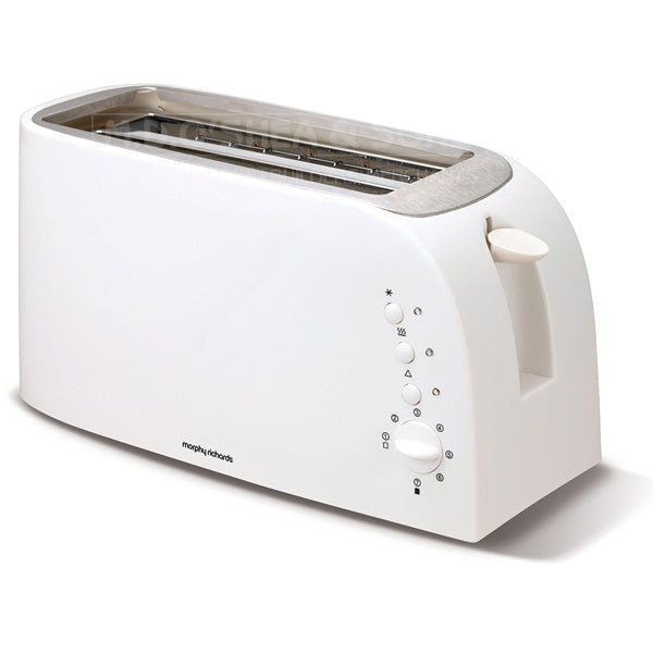 Morphy Richards Essentials 4 Slice Toaster White FerdiaHomevalue