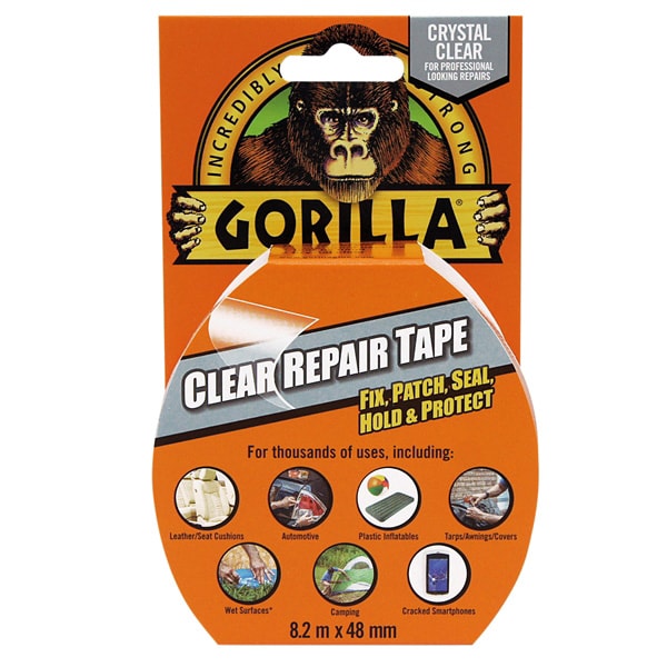 Gorilla Clear Waterproof Repair Tape 8.2m