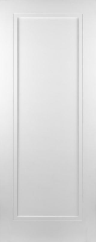 Trenton White 1-Panel Shaker Door - 42mm, 32"