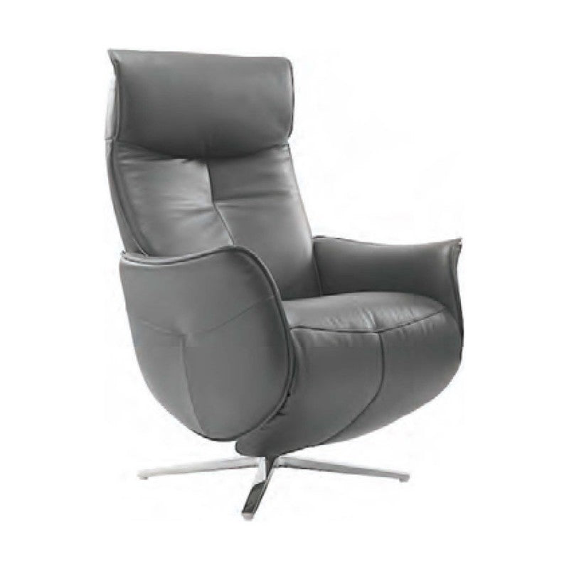 Alex Black Leather Chair