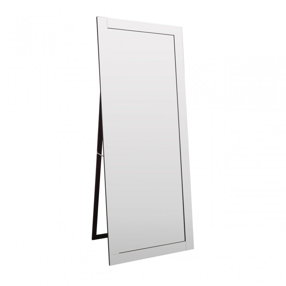 Floor Standing Mirror with Bevelled Edge