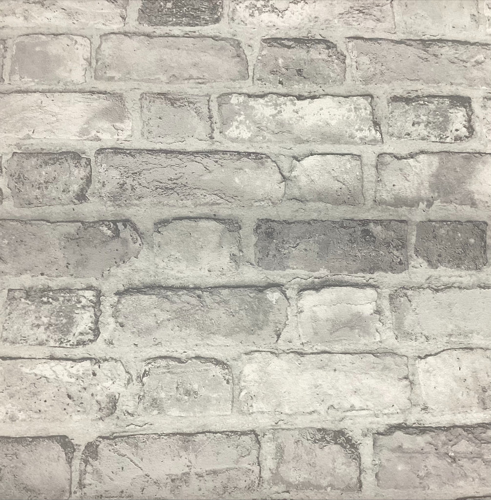 Brick Grey Wallpaper