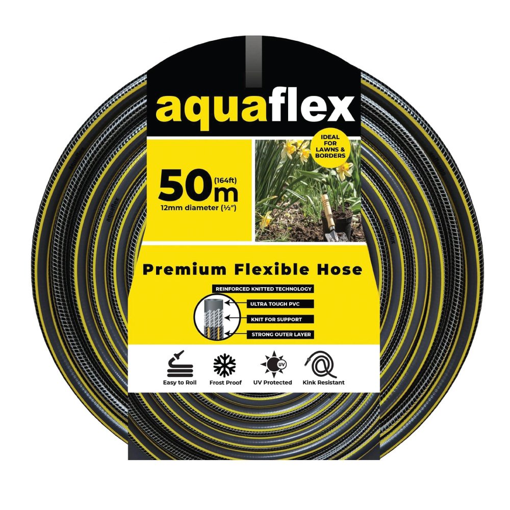 AquaFlex Premium 50m Three-Layer Hose