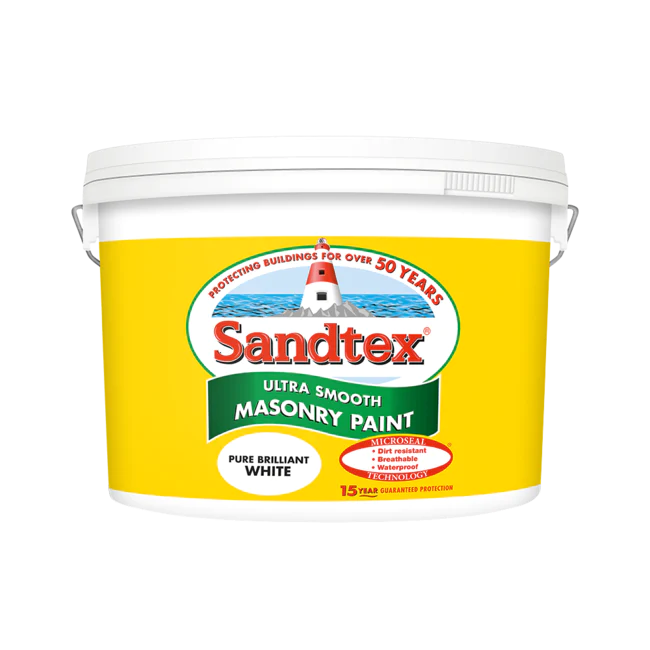 Sandtex Masonry Paint White 10L