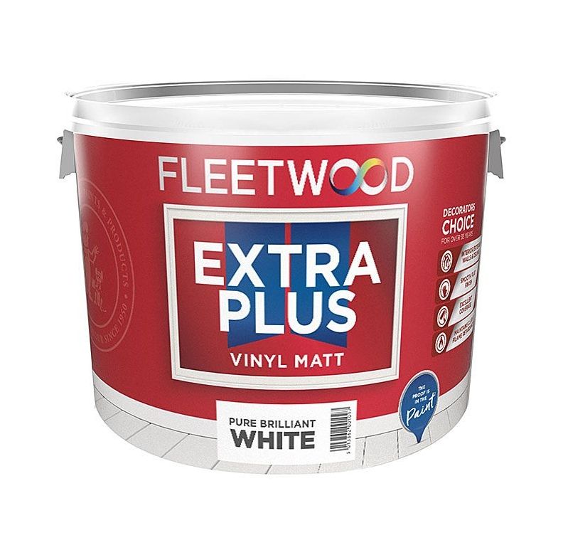 Fleetwood Extra Plus Vinyl Matt White 10L