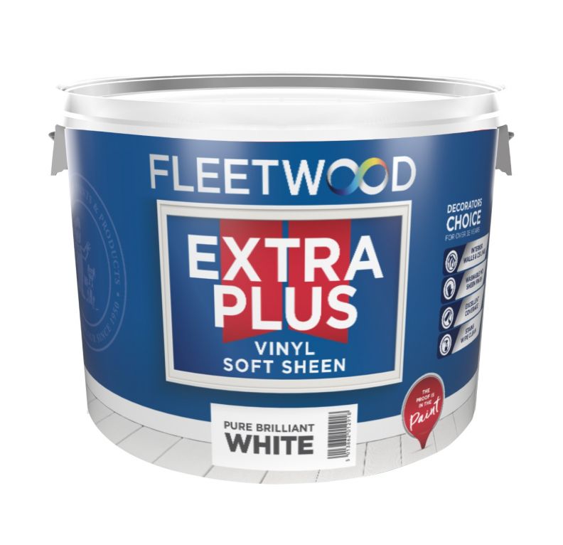 Fleetwood Vinyl Soft Sheen Extra Plus White 10L